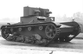Танк ТММ-1 с пулемётами "гочкис" 