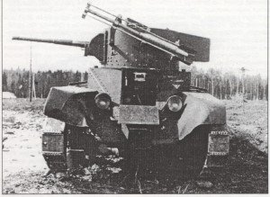 Линейный танк БТ-5 с РС -132