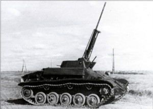 ЗСУ на шасси танка Т-70 с 37 мм зенитной пушкой