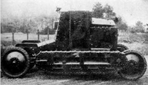 фотография экспериментальной танкетки Т-25