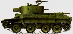 танк БТ 7А с 76 мм пушкой