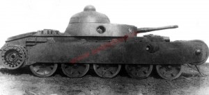 танк ТГ на заводских испытаниях