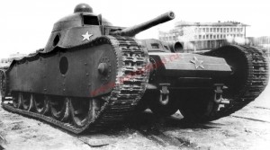 танк ТГ на параде