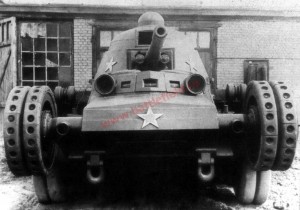 танк ТГ на колёсах