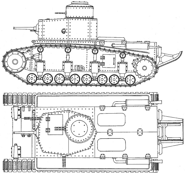 общий вид танка Т-12