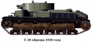 Т-28 образца 1938 года