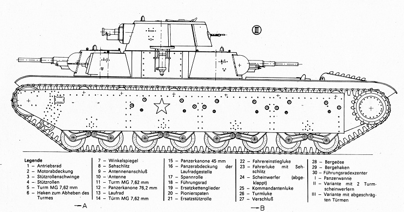 танк Т-35 образца 1939 года
