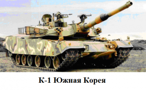 танк К-1 Южная Корея