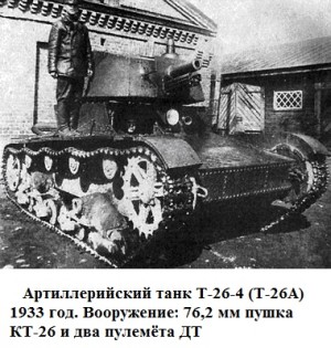 артиллерийский танк Т-26-4