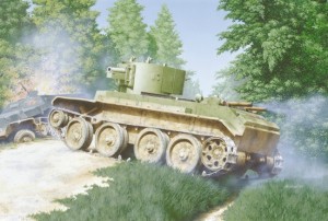 БТ-7А в бою