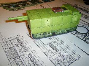 макет танка рыбитнского завода