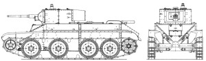 БТ-5ИС схема