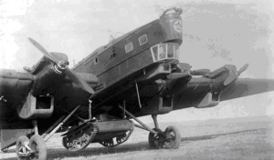 ТБ-3 с танком на внешней подвеске