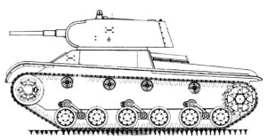 Один из вариантов танка «Объект 127». 1940 год  