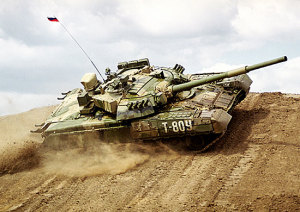 Т-80У с дитзелем